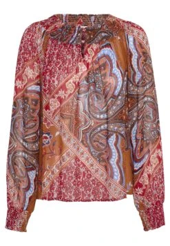 Cream Crsmilla- Blusa - Paisley Patchwork Brown -Tienda De Moda Femenina 9cdc34312a7745e786fa60add294bcb5