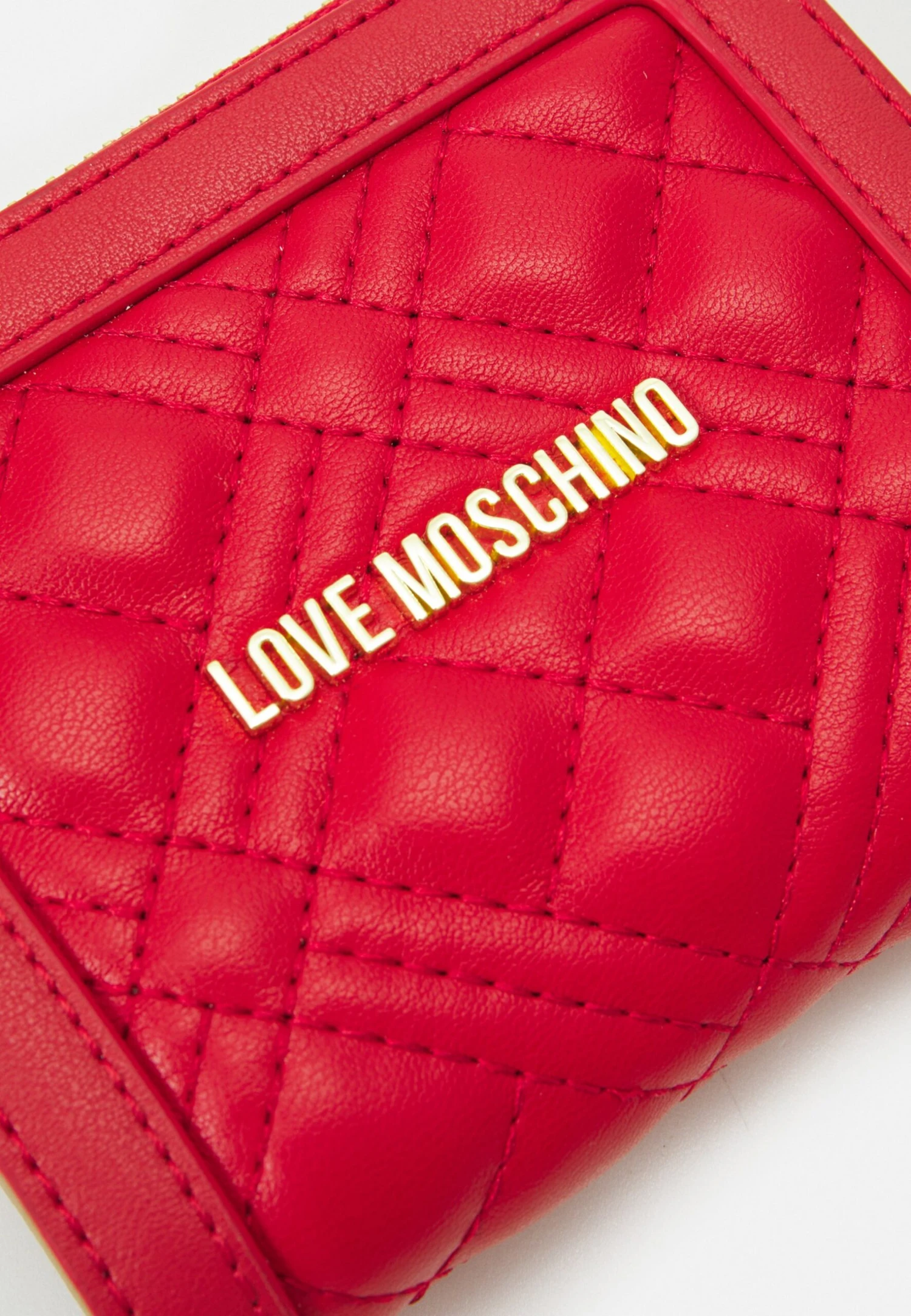 LOVE MOSCHINO Quilted - Monedero - Rosso 7 LOVE MOSCHINO Quilted - Monedero - Rosso - Imagen 5