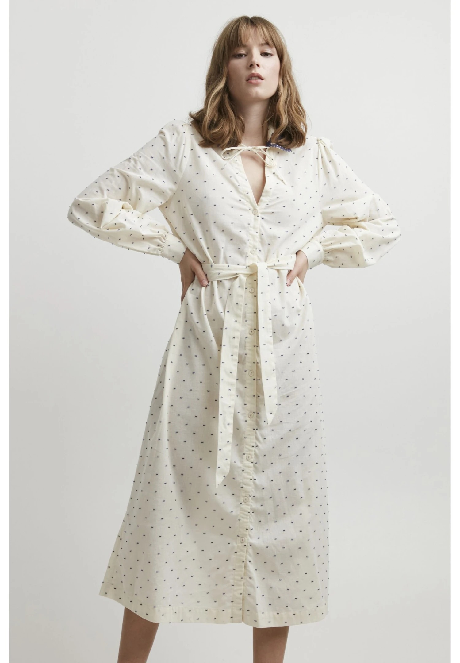 Irabrielle Dr - Vestido Camisero - Birch 3 Irabrielle Dr - Vestido Camisero - Birch