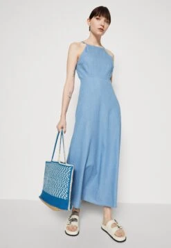 Selected Femme Slfmila Dress - Vestido Largo - Light Blue 11 Selected Femme Slfmila Dress - Vestido Largo - Light Blue -Tienda De Moda Femenina 9e31a1d8a7bf4218ae1f6e79b8760788