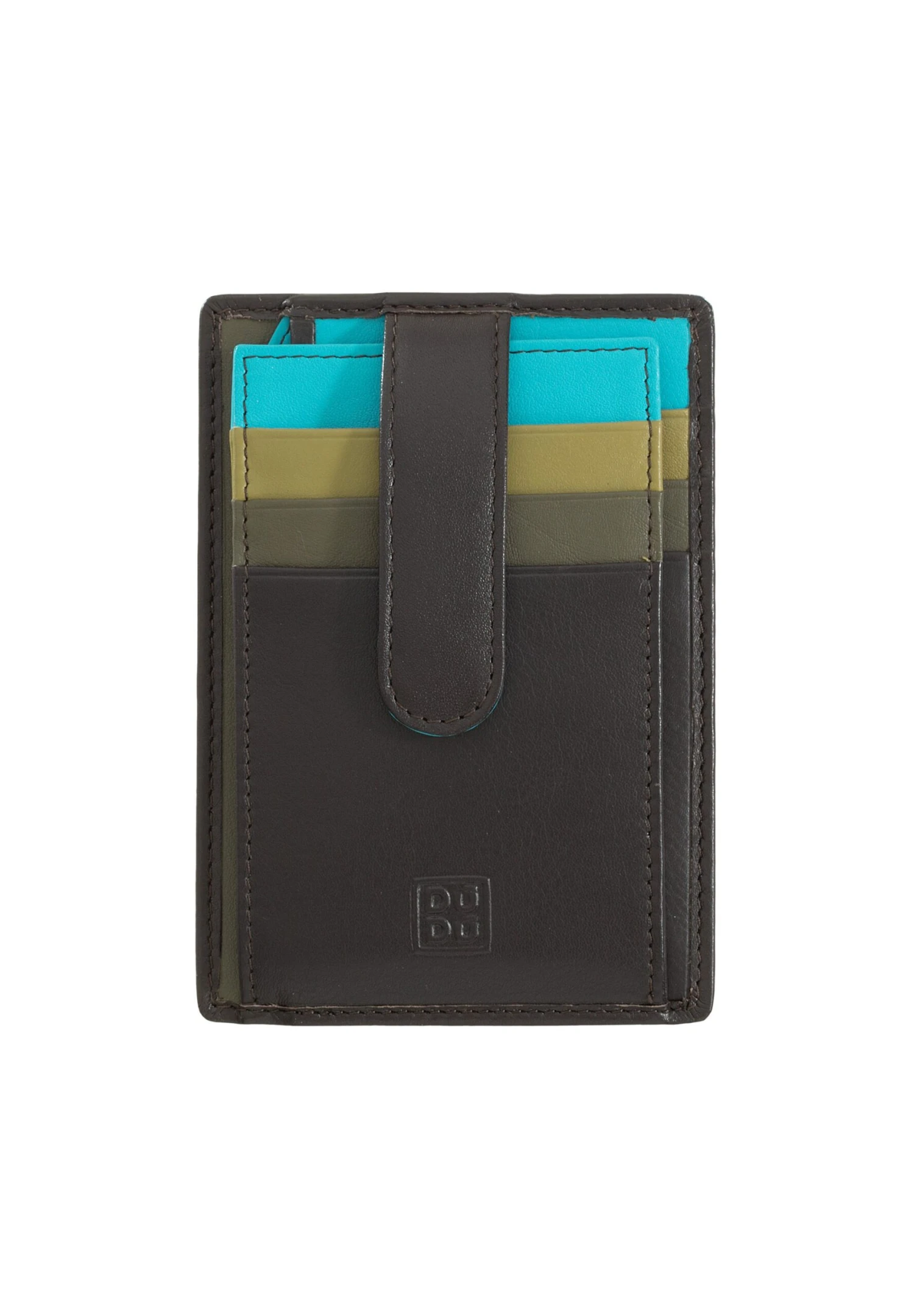 DuDu Mit Laschen Verschluss- Monedero - Dark Brown 3 DuDu Mit Laschen Verschluss- Monedero - Dark Brown