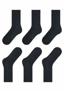 Falke Family 3-Pack Sustainable Cotton-Mix - Calcetines - Dark Navy 10 Falke Family 3-Pack Sustainable Cotton-Mix - Calcetines - Dark Navy -Tienda De Moda Femenina a1313d45fe414baf8fee4017c5936c1a