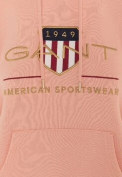 Gant Archive Shield Hoodie - Jersey Con Capucha - Guava Orange -Tienda De Moda Femenina a421f9b6f4474af490a144e0939dfaf5