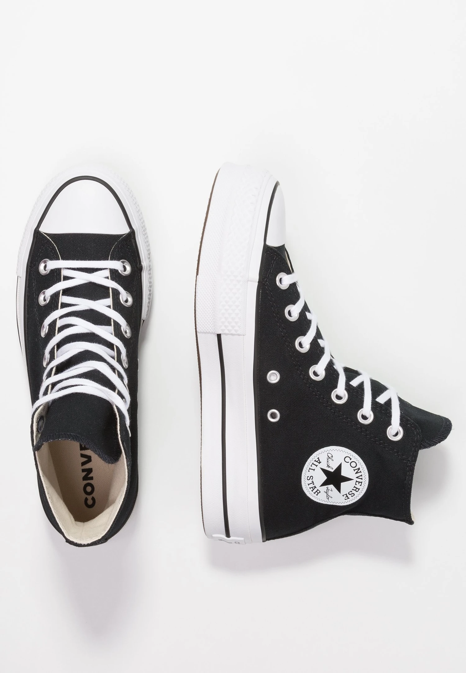 Converse Chuck Taylor All Star Lift - Zapatillas Altas - Black/White 8 Converse Chuck Taylor All Star Lift - Zapatillas Altas - Black/White - Imagen 6