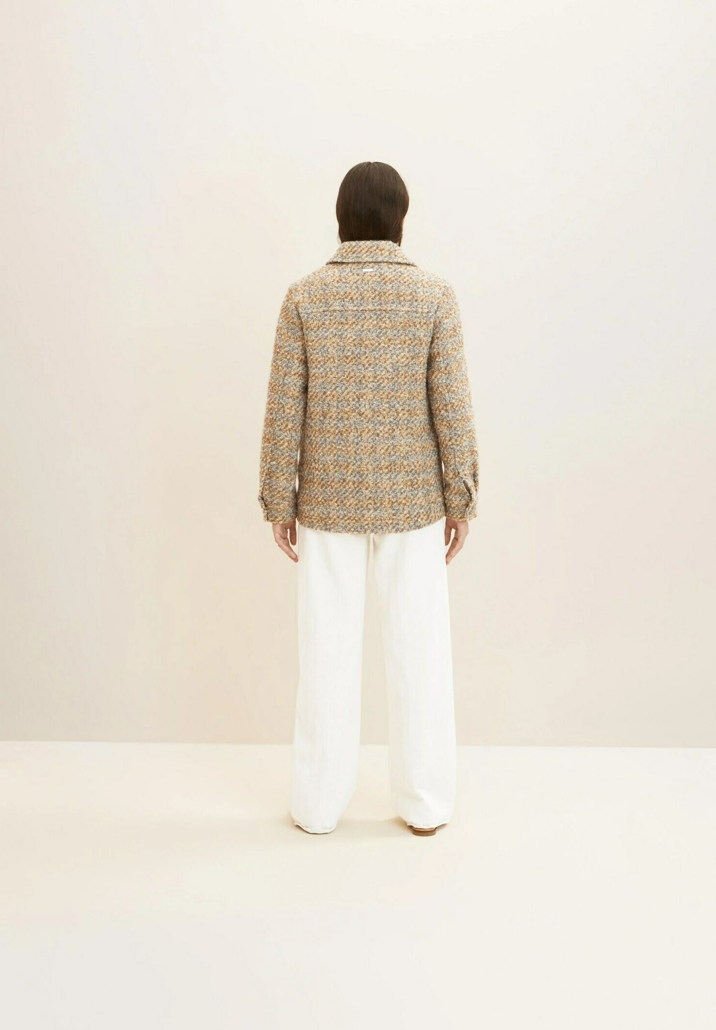 Tom Tailor Chaqueta Fina - Structured Boucle Check Design 5 Tom Tailor Chaqueta Fina - Structured Boucle Check Design - Imagen 3