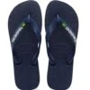 Havaianas Flip Flop Brasil Logo - Chanclas De Dedo - Navy Blue