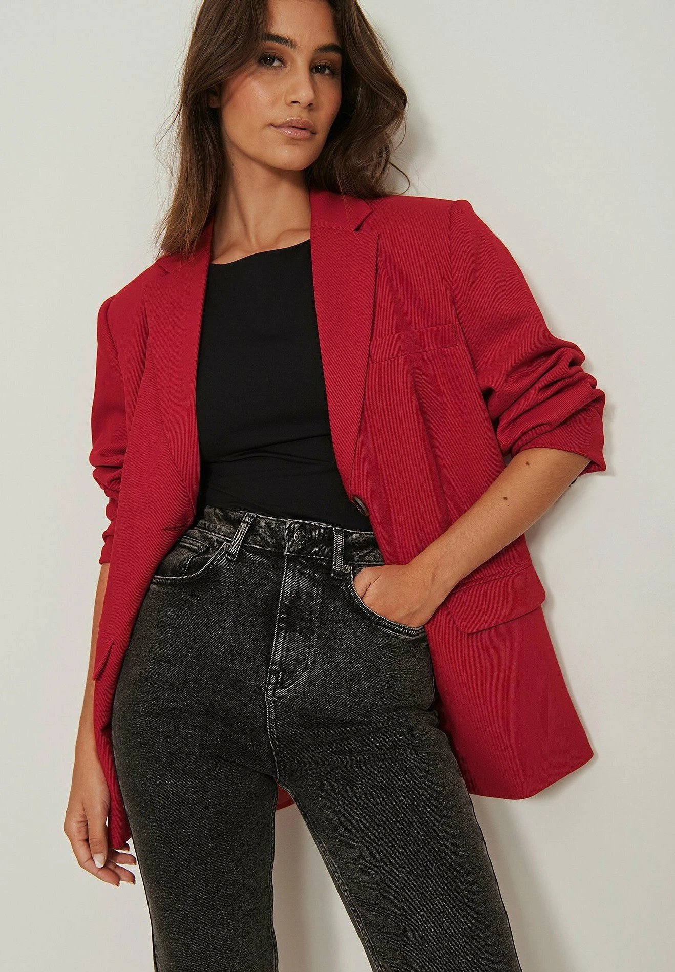 NA-KD Vaqueros Bootcut - Grey 5 NA-KD Vaqueros Bootcut - Grey - Imagen 3