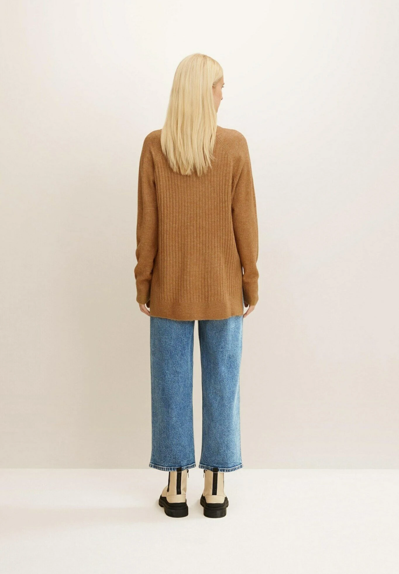 TOM TAILOR Denim Langer- Jersey De Punto - Hay Beige Melange 5 TOM TAILOR Denim Langer- Jersey De Punto - Hay Beige Melange - Imagen 3