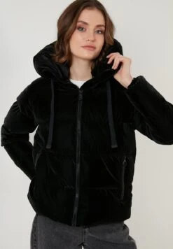Lela Hooded Puffer Flame - Chaqueta De Invierno - Black -Tienda De Moda Femenina aa398fc192c74604a388583252c21744