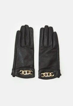 TWINSET Guanti Con Dettaglio Catena Oval - Guantes - Nero