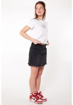 Rok Ruth - Falda Acampanada - Washed Black