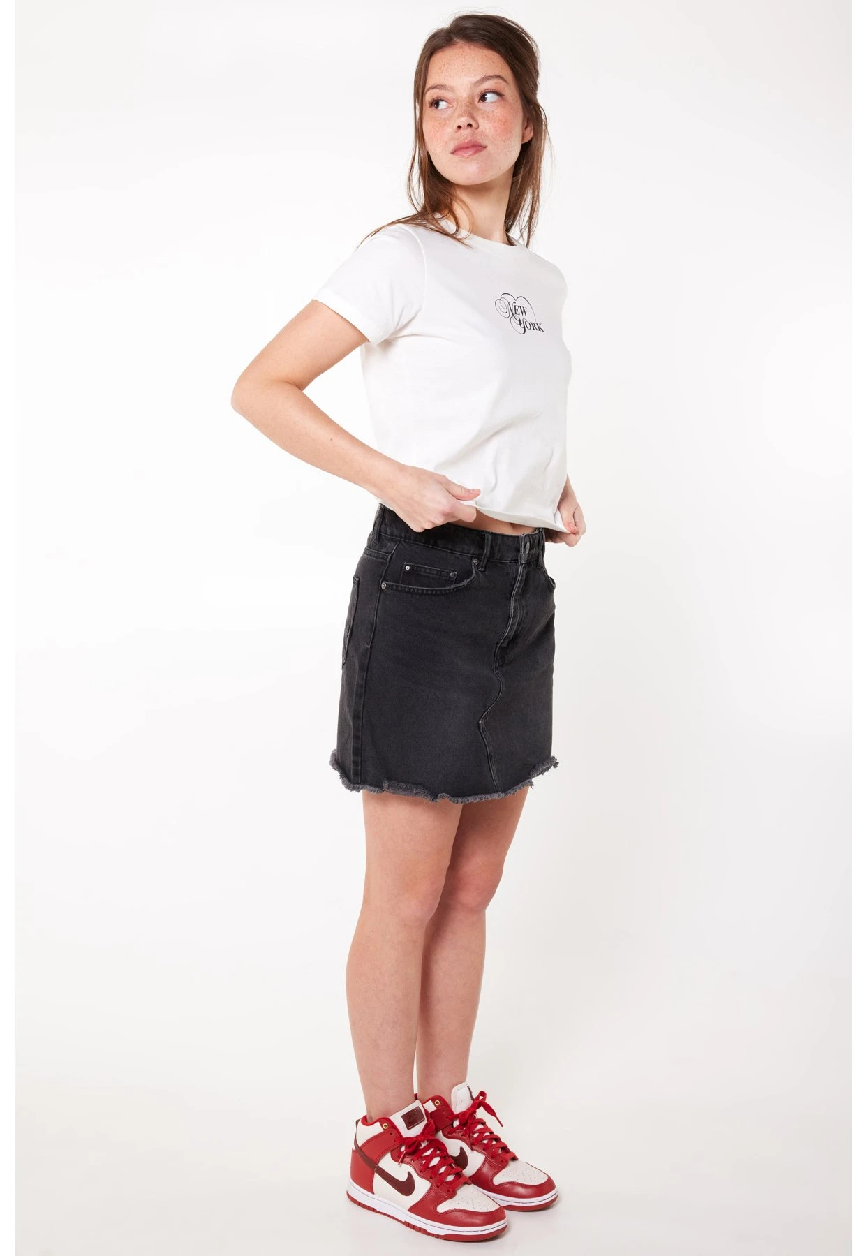 Rok Ruth - Falda Acampanada - Washed Black 3 Rok Ruth - Falda Acampanada - Washed Black