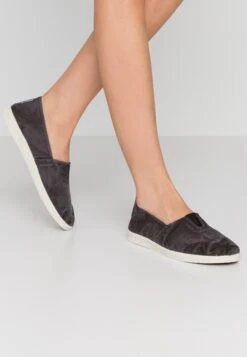 NATURAL WORLD Mocasines - Anthracite