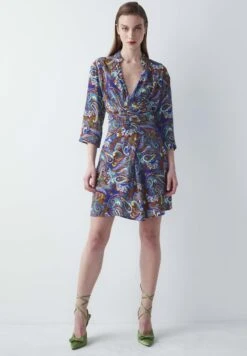 Ipekyol Regular Fit Paisley Patterned Draped - Vestido Informal - Olive Green 14 Ipekyol Regular Fit Paisley Patterned Draped - Vestido Informal - Olive Green -Tienda De Moda Femenina abd5d7fa445446e5a54674a3d25c8f6a