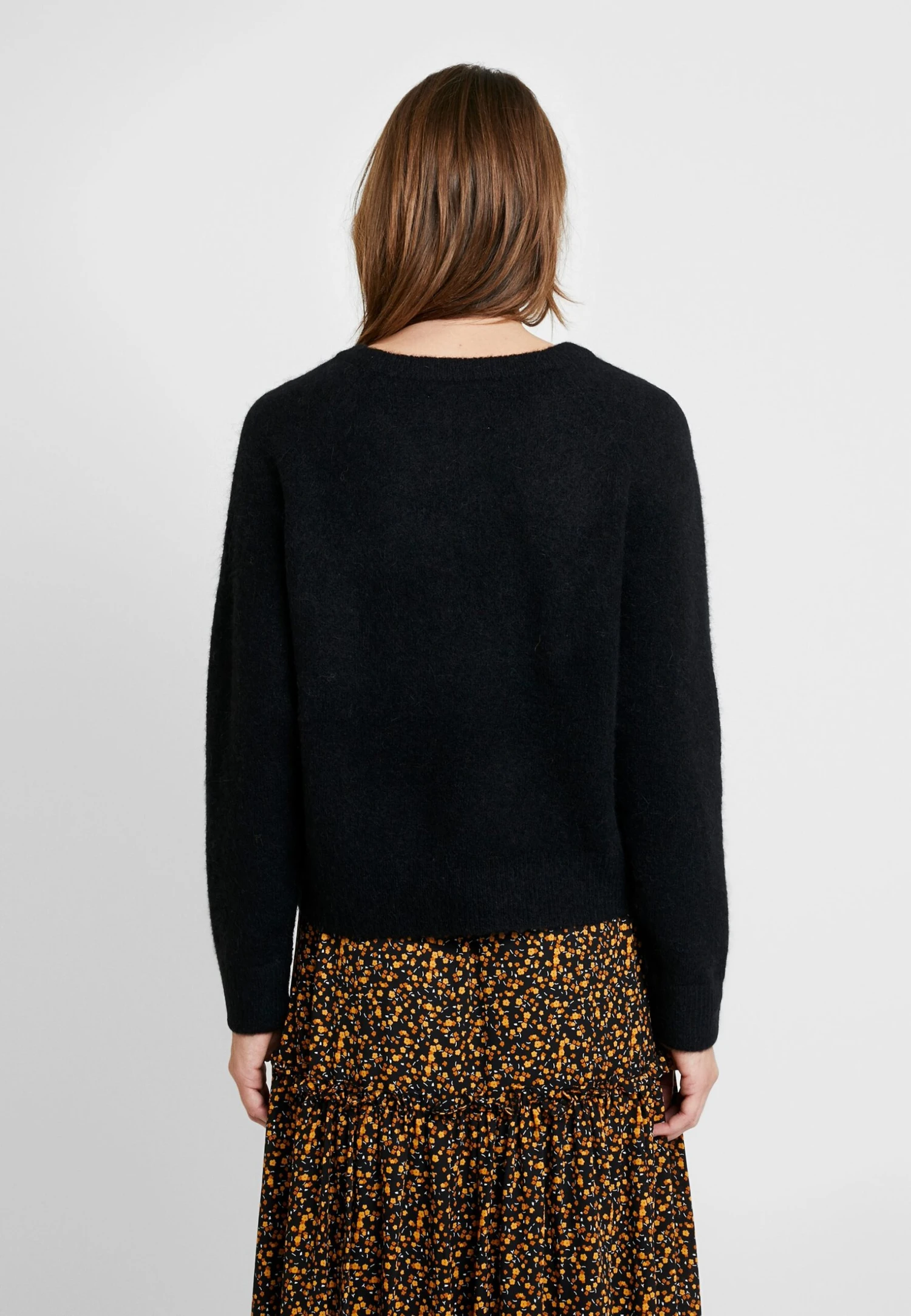 SAMSØE SAMSØE Nor - Jersey De Punto - Solid Black 5 SAMSØE SAMSØE Nor - Jersey De Punto - Solid Black - Imagen 3