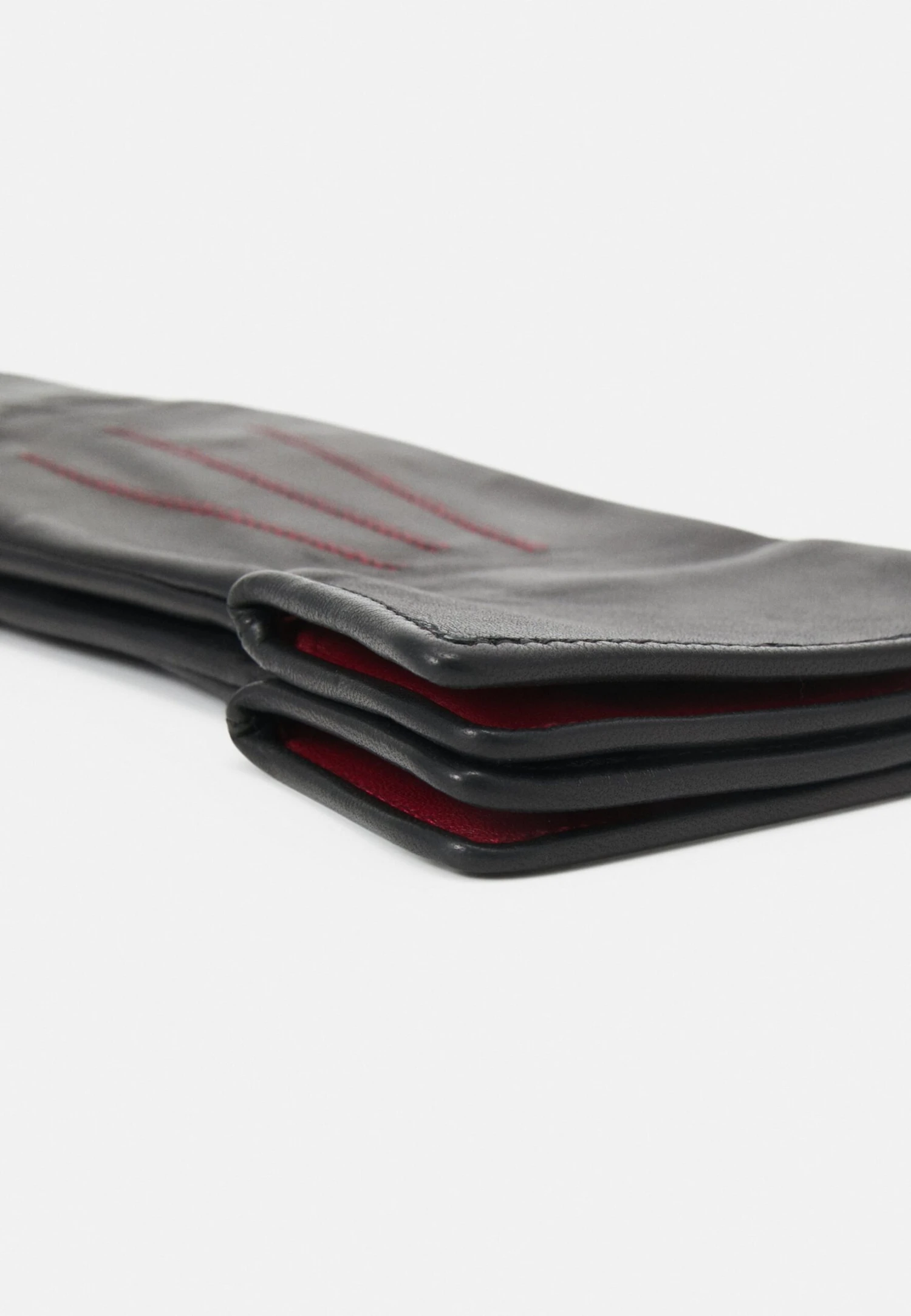 Fanny - Guantes - Tnoir/Carmin 4 Fanny - Guantes - Tnoir/Carmin - Imagen 2