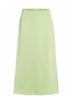 Vila High Waist - Falda Acampanada - Lettuce Green