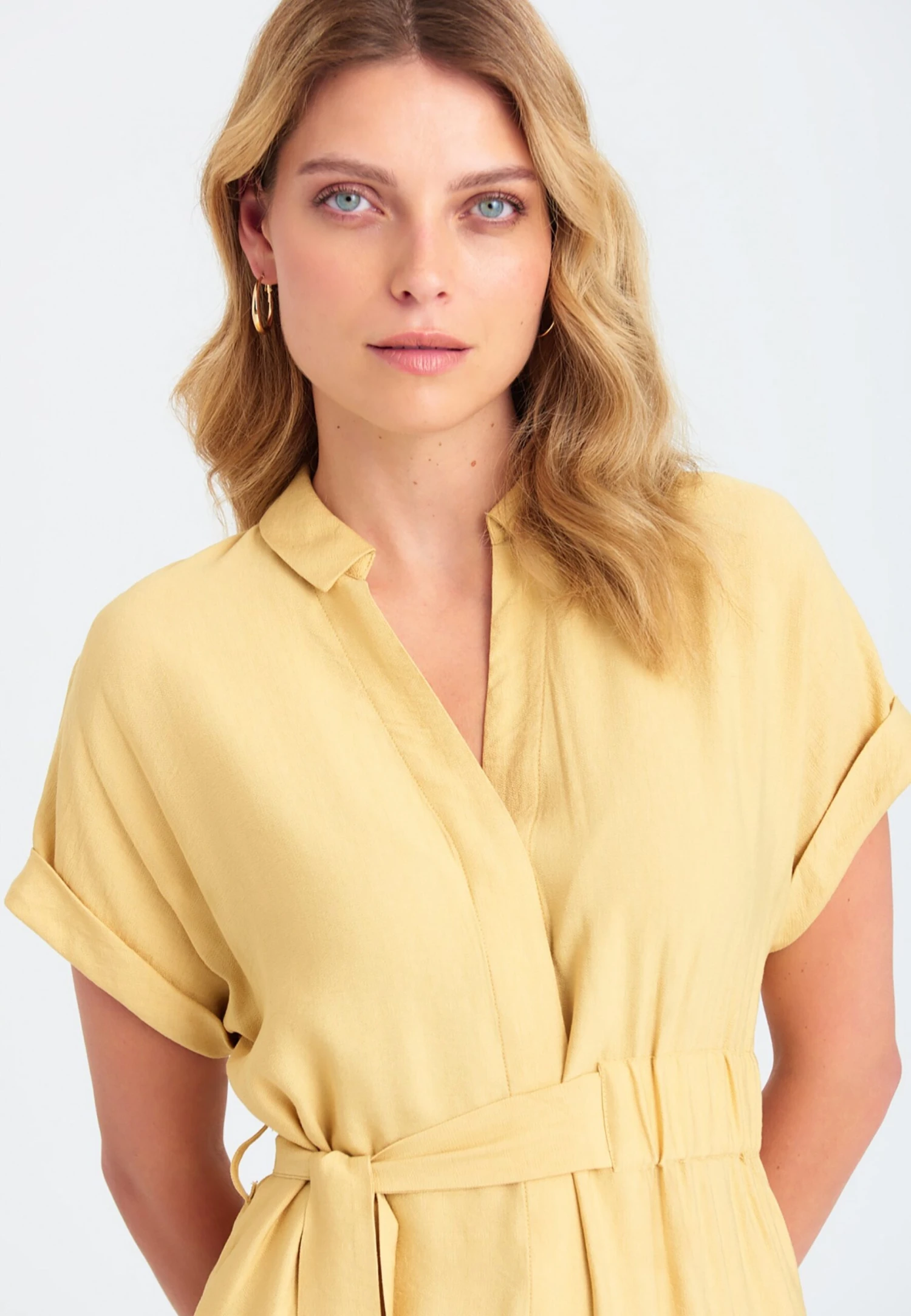 Vestido Camisero - Light Yellow 6 Vestido Camisero - Light Yellow - Imagen 4