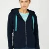 Sudadera Con Cremallera - Navy Blau