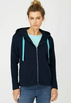 Sudadera Con Cremallera - Navy Blau