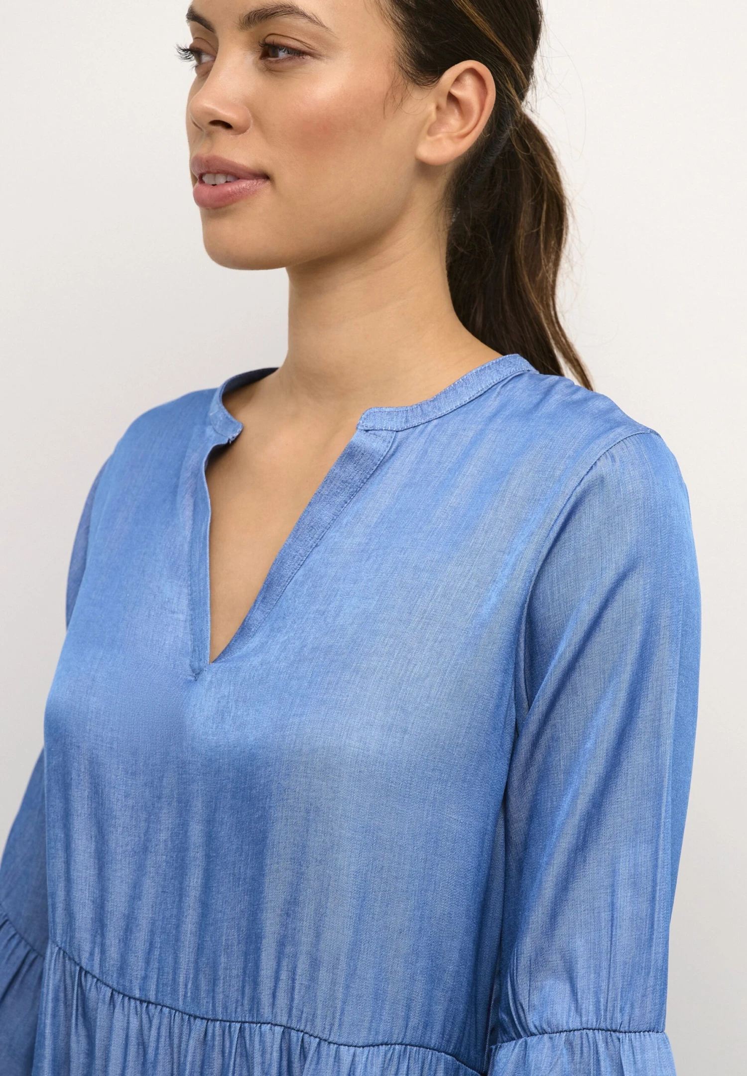 Cream Crsiran Kim Fit - Vestido Informal - Medium Blue Denim Look 6 Cream Crsiran Kim Fit - Vestido Informal - Medium Blue Denim Look - Imagen 4