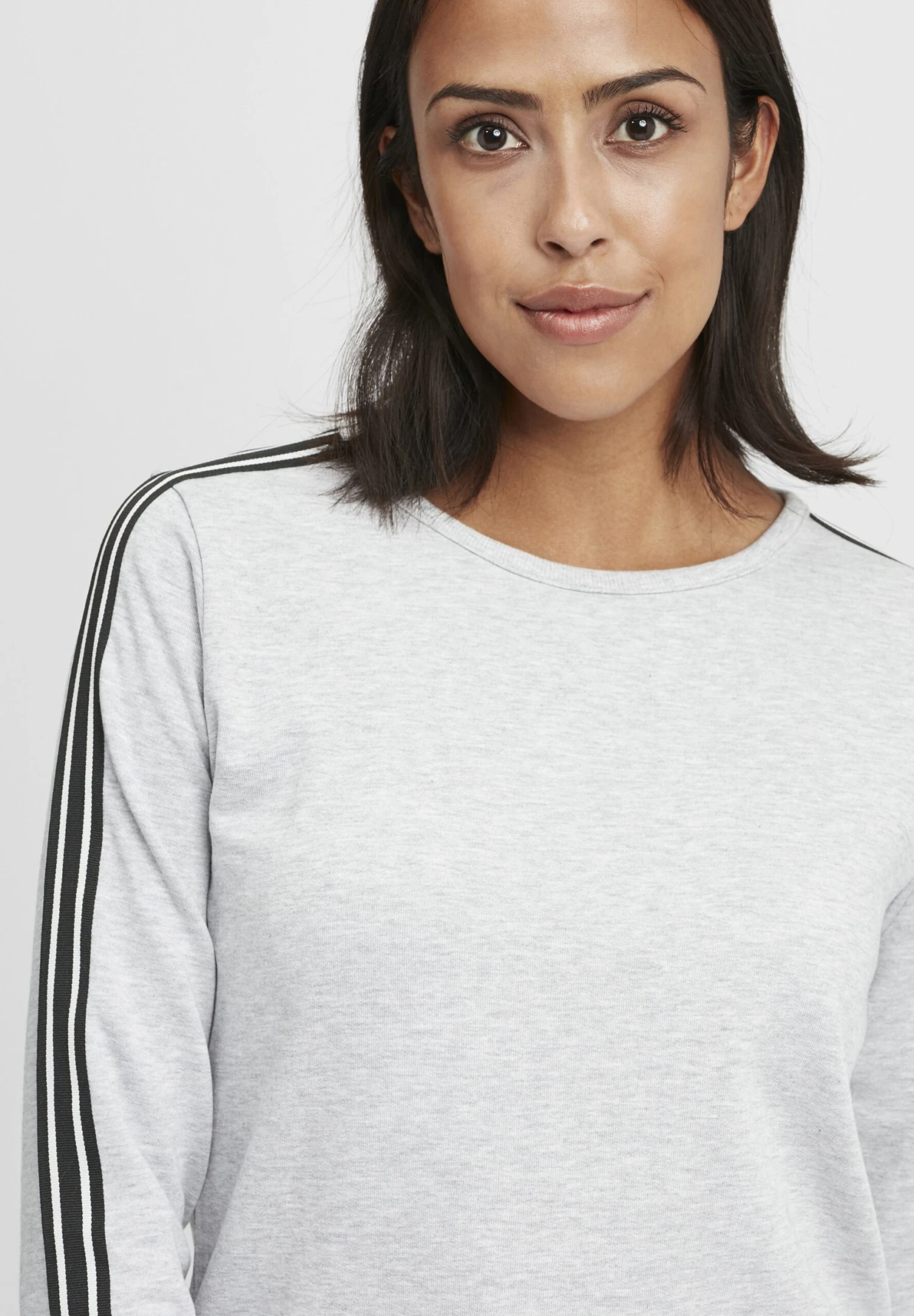 OXMO Oxgabita - Sudadera - Light Grey Melange 6 OXMO Oxgabita - Sudadera - Light Grey Melange - Imagen 4