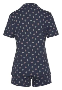 S.Oliver Set - Pijama - Dunkelblau Gemustert -Tienda De Moda Femenina bf16c8264cdc4c3abf36fd8a788ae37c