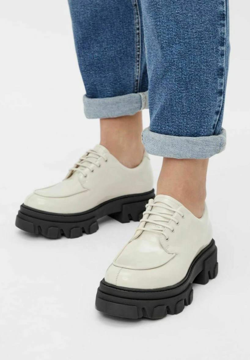 Bianco Biaginny - Zapatos Con Cordones - Beige 3 Bianco Biaginny - Zapatos Con Cordones - Beige