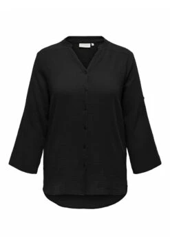 ONLY CARMAKOMA Mit 3/4 Ärmeln Curvy Longline - Blusa - Black