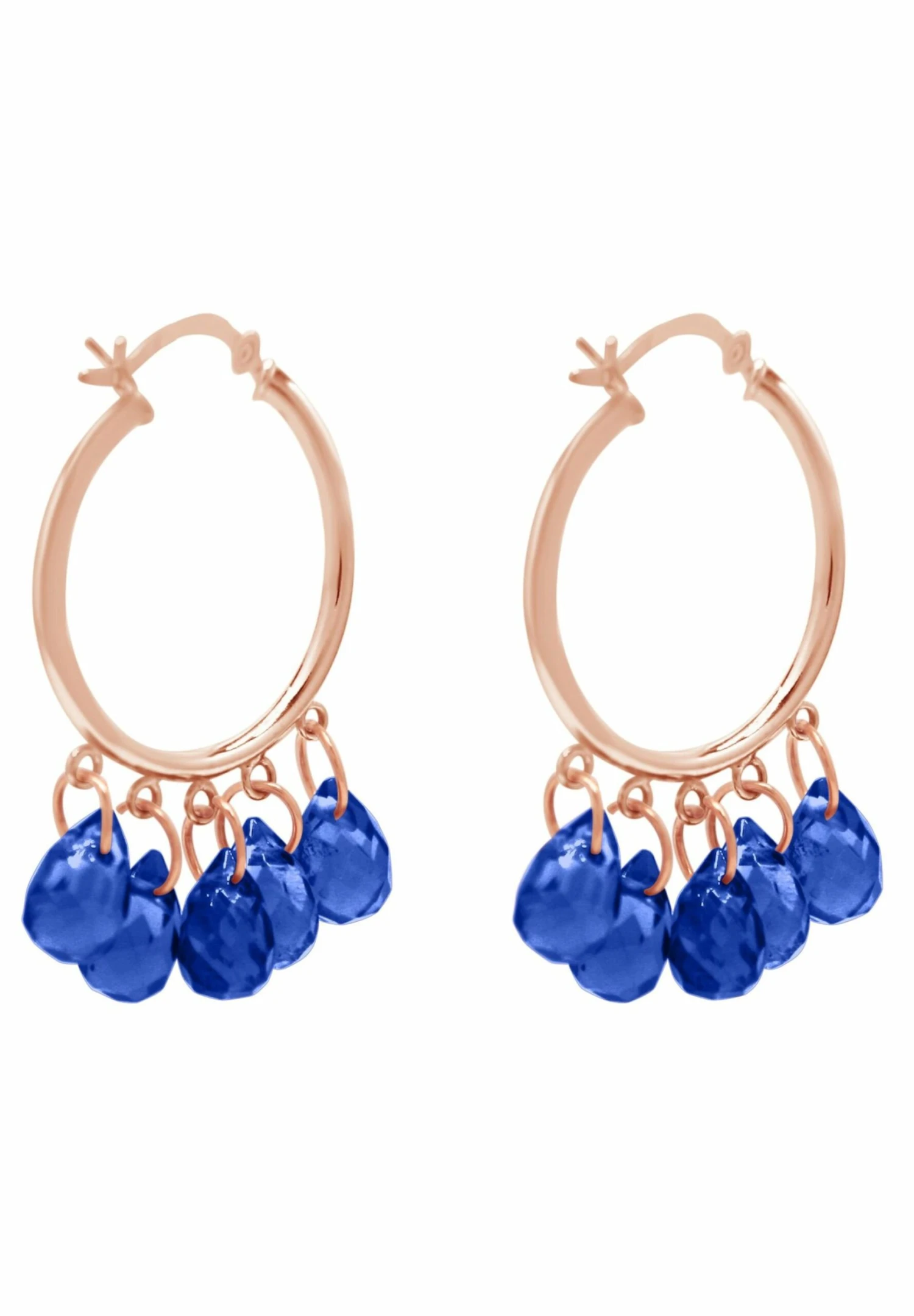 Gemshine Pendientes - Rose Gold Coloured 4 Gemshine Pendientes - Rose Gold Coloured - Imagen 2