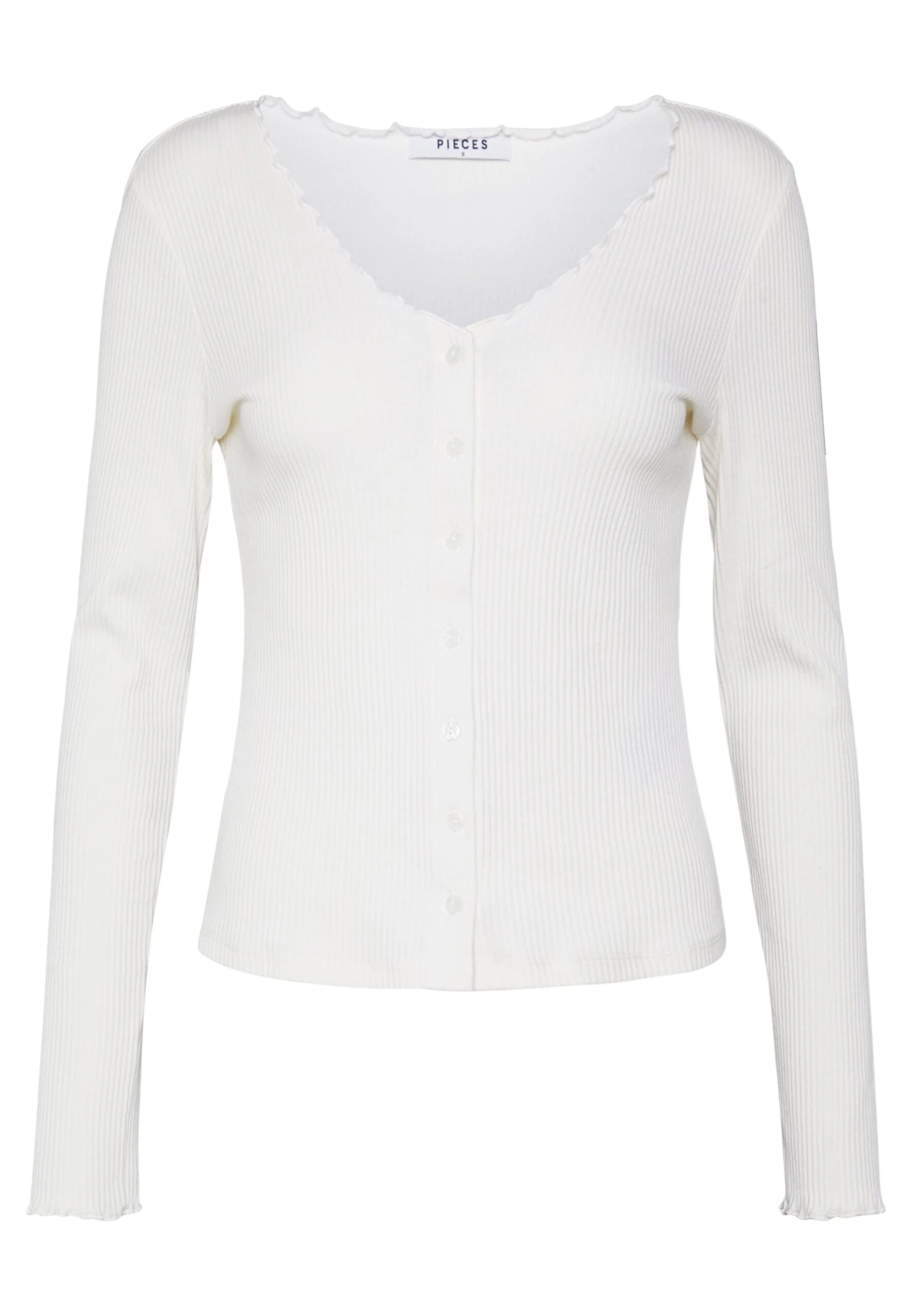 Pieces Pcnukisa- Chaqueta De Punto - Cloud Dancer 7 Pieces Pcnukisa- Chaqueta De Punto - Cloud Dancer - Imagen 5