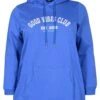 Zizzi With Text Print - Jersey Con Capucha - Dazzling Blue 2 Zizzi With Text Print - Jersey Con Capucha - Dazzling Blue -Tienda De Moda Femenina c57fcb447bc3428caf10a675b7d8277e