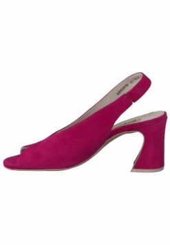 Paul Green Peeptoes - Samtziege Fuxia