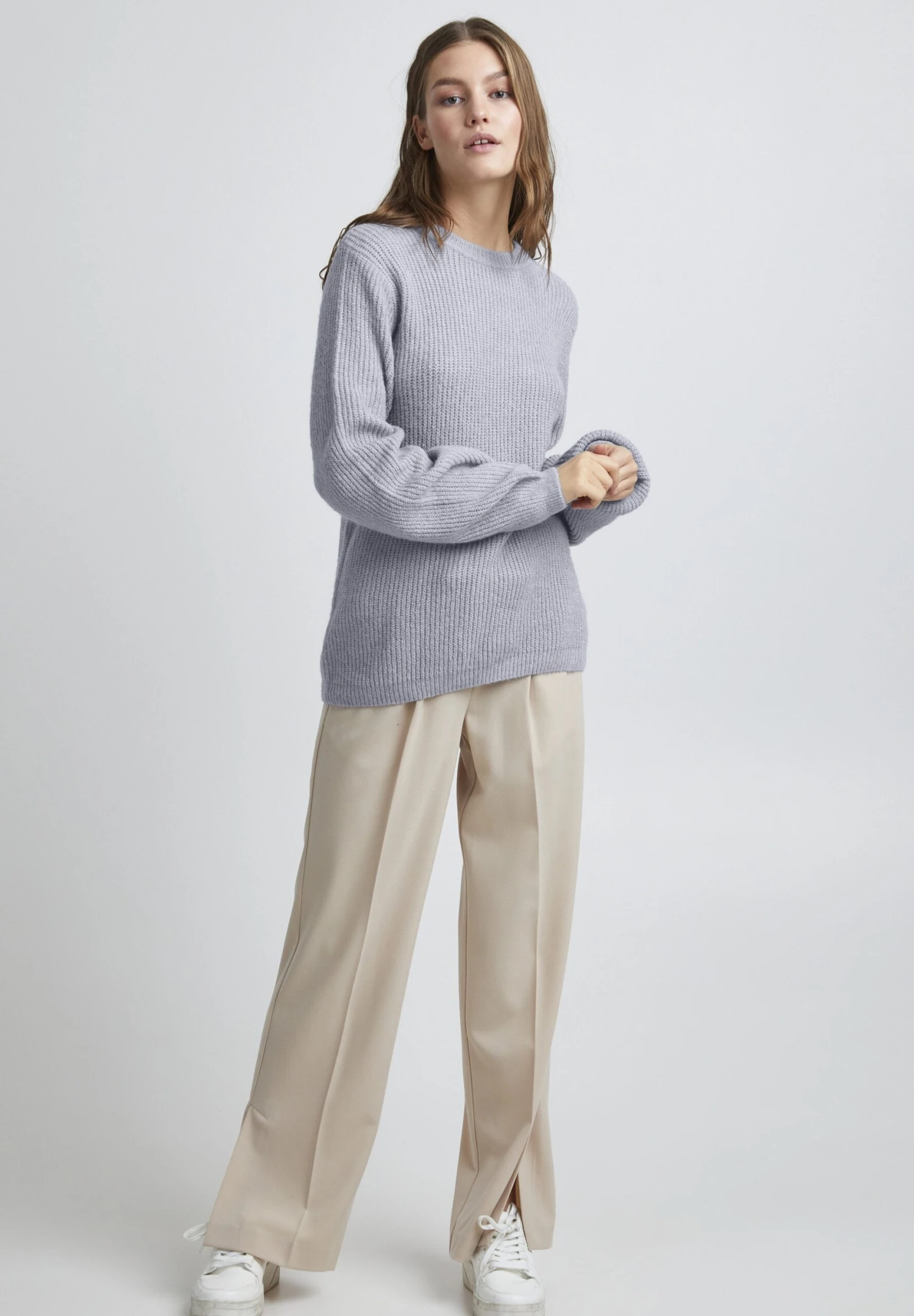 B.young Bymonalise Jumper - Jersey De Punto - Icelandic Blue Melange 4 B.young Bymonalise Jumper - Jersey De Punto - Icelandic Blue Melange - Imagen 2