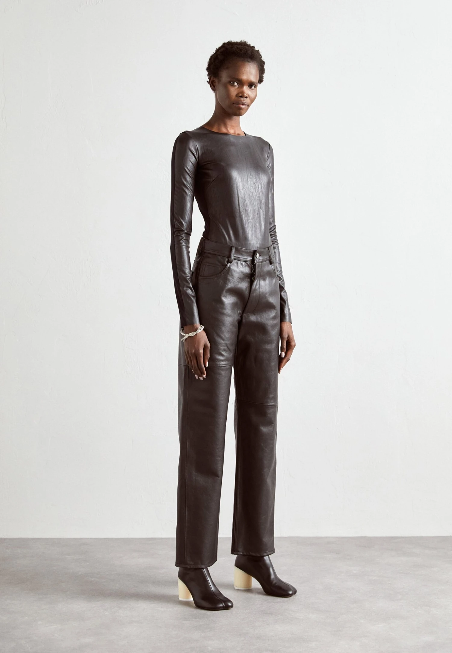 MM6 Maison Margiela Camiseta De Manga Larga - Black 4 MM6 Maison Margiela Camiseta De Manga Larga - Black - Imagen 2