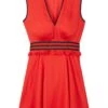 THE KOOPLES Fluide Courte - Vestido Informal - Red