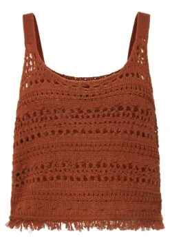 Ulla Popken Top - Terracotta -Tienda De Moda Femenina cace1cbbfe914b839d10ea598c465857