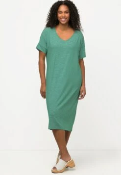 Ulla Popken Vestido Ligero - Vert Émeraude