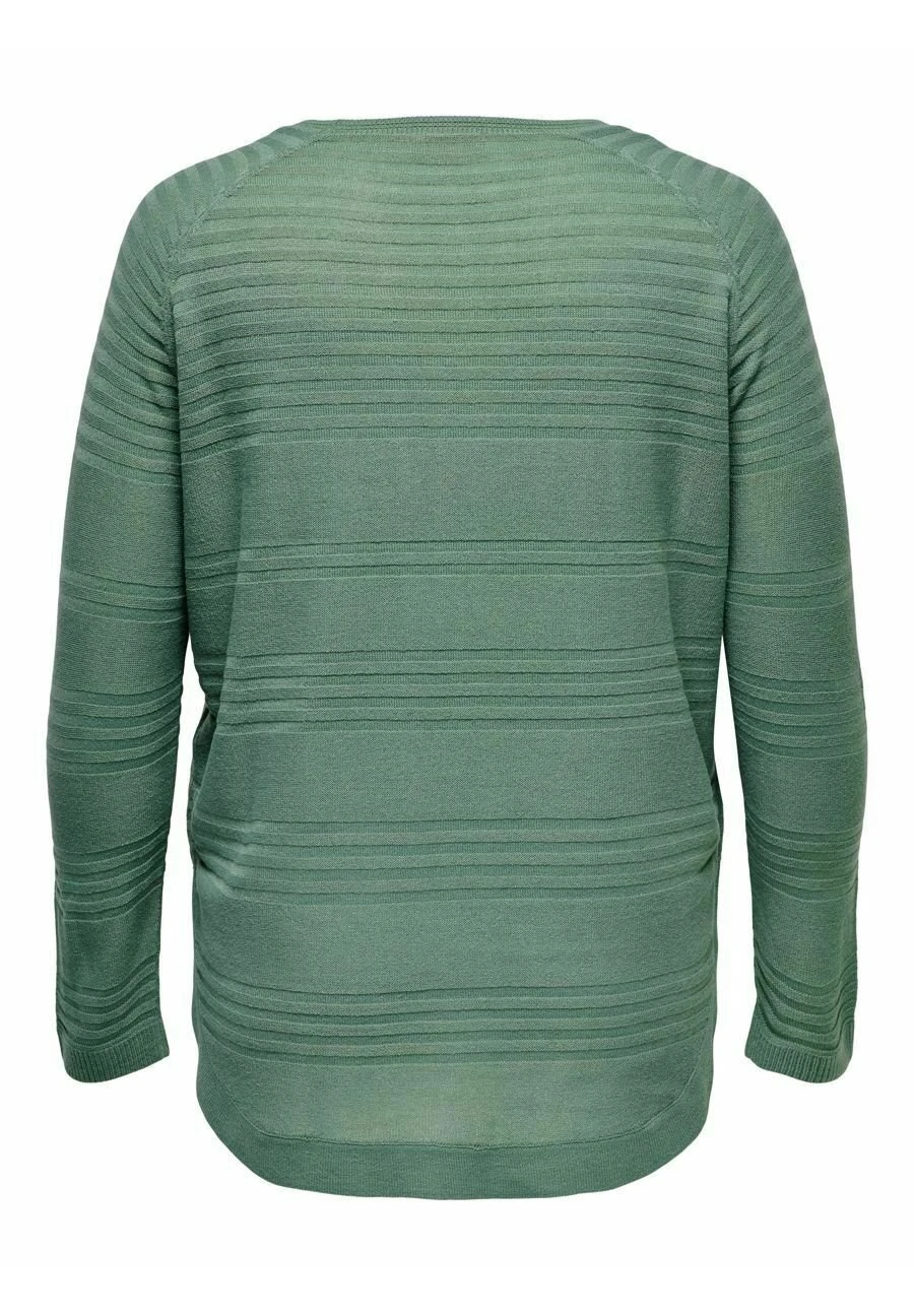 ONLY CARMAKOMA Carnewairplain- Jersey De Punto - Chinois Green 4 ONLY CARMAKOMA Carnewairplain- Jersey De Punto - Chinois Green - Imagen 2