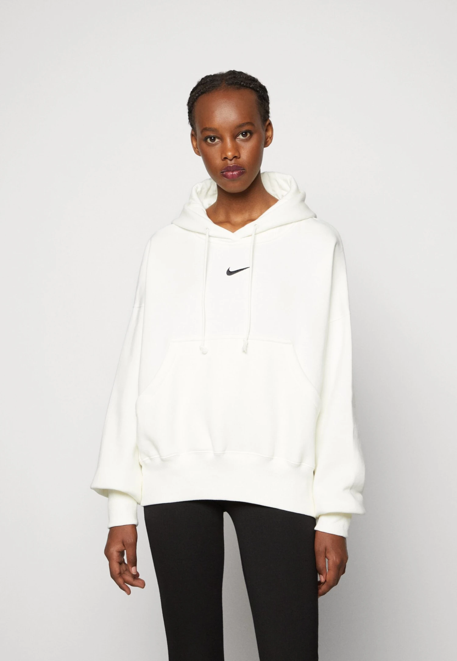 Nike Sportswear Hoodie - Jersey Con Capucha - Sail/Black 3 Nike Sportswear Hoodie - Jersey Con Capucha - Sail/Black