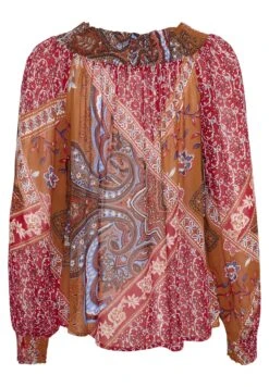 Cream Crsmilla- Blusa - Paisley Patchwork Brown -Tienda De Moda Femenina d4c37462fc9a445aba29f9acf86d500c