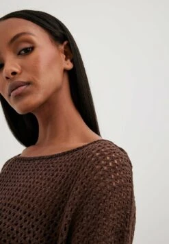 NA-KD Lässiger - Jersey De Punto - Dark Brown 8 NA-KD Lässiger - Jersey De Punto - Dark Brown -Tienda De Moda Femenina d8f87a697eae41f8b38b4e71815b011c