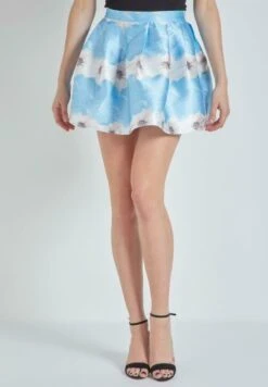 Falda Acampanada - Azul