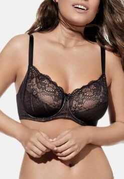 Con Aros Sin Relleno Fino Tul De- Sujetador Deportivo - Schwarz