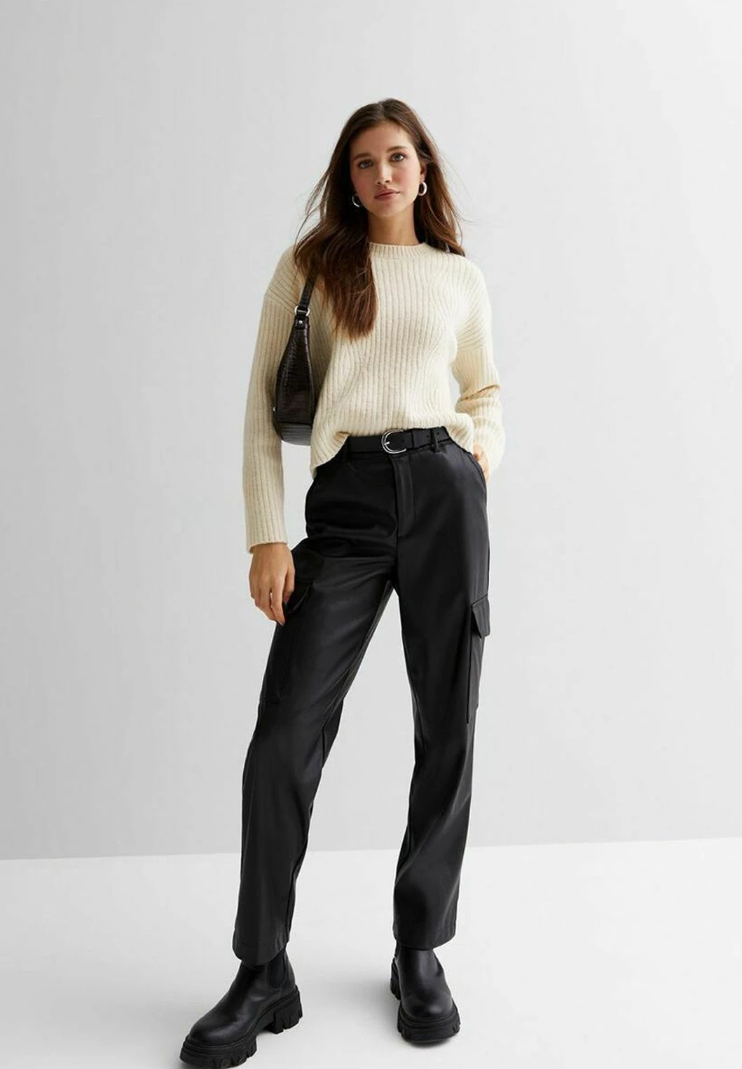 New Look Crew Neck Boxy- Jersey De Punto - Cream 4 New Look Crew Neck Boxy- Jersey De Punto - Cream - Imagen 2