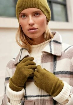 Next Cashmere Gloves - Guantes - Green