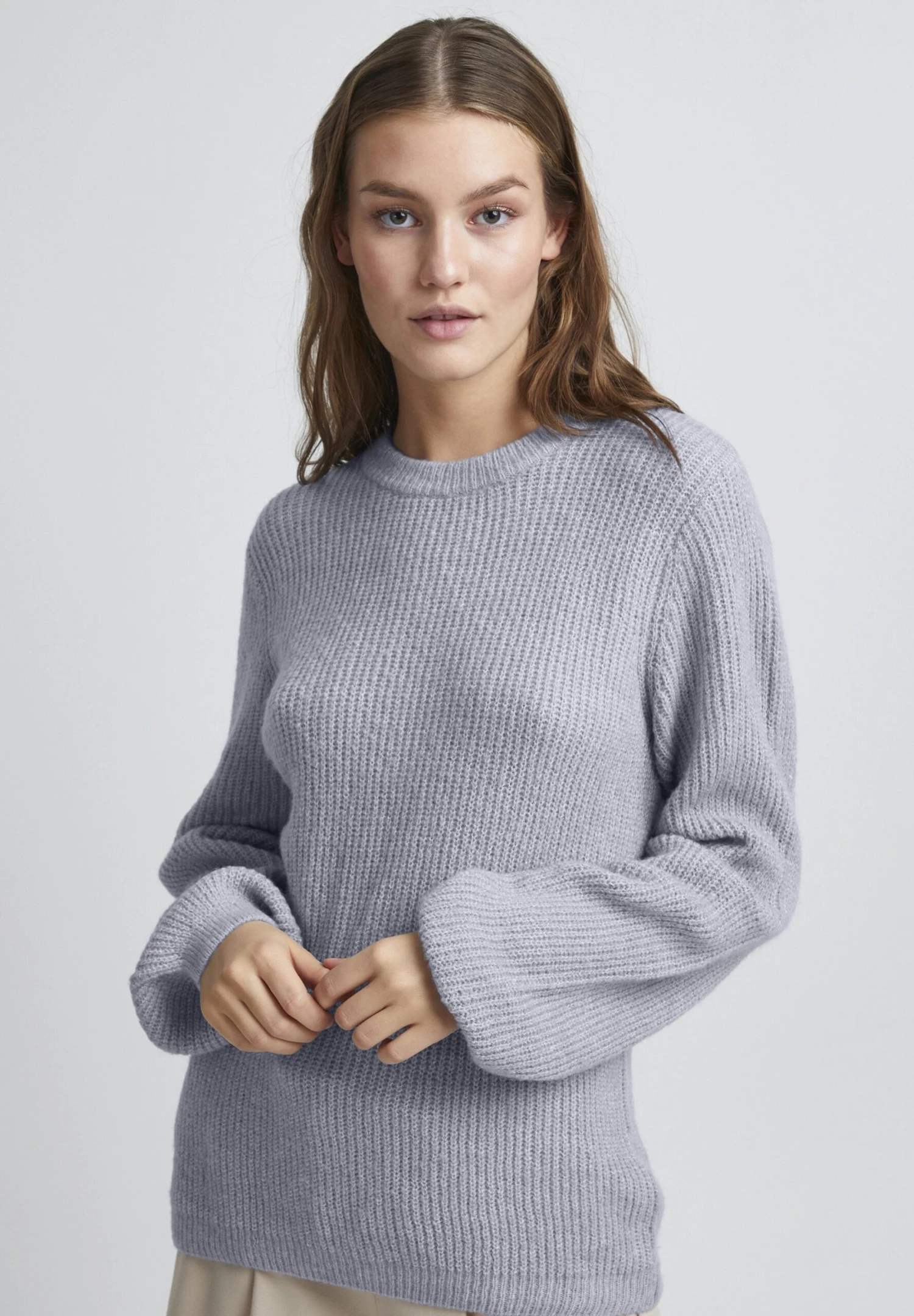 B.young Bymonalise Jumper - Jersey De Punto - Icelandic Blue Melange 3 B.young Bymonalise Jumper - Jersey De Punto - Icelandic Blue Melange