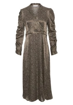 Justinekb- Vestido Largo - Brushed Choco Dot -Tienda De Moda Femenina e310269f739c4596a9d98b5d297c4ac2