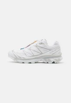 Los más vendidos 13 Salomon Xt-6 Unisex - Zapatillas - White/White/Lunar Rock
