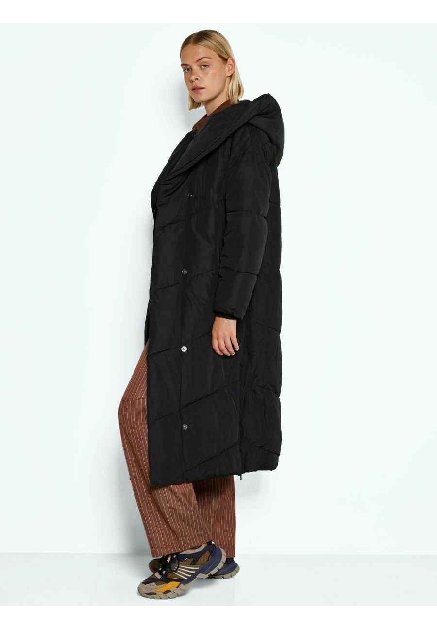Noisy May Long Zip - Abrigo De Invierno - Black 7 Noisy May Long Zip - Abrigo De Invierno - Black - Imagen 5